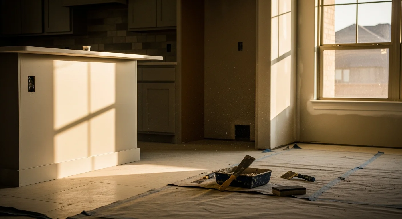 General contractor team working on residential remodeling project