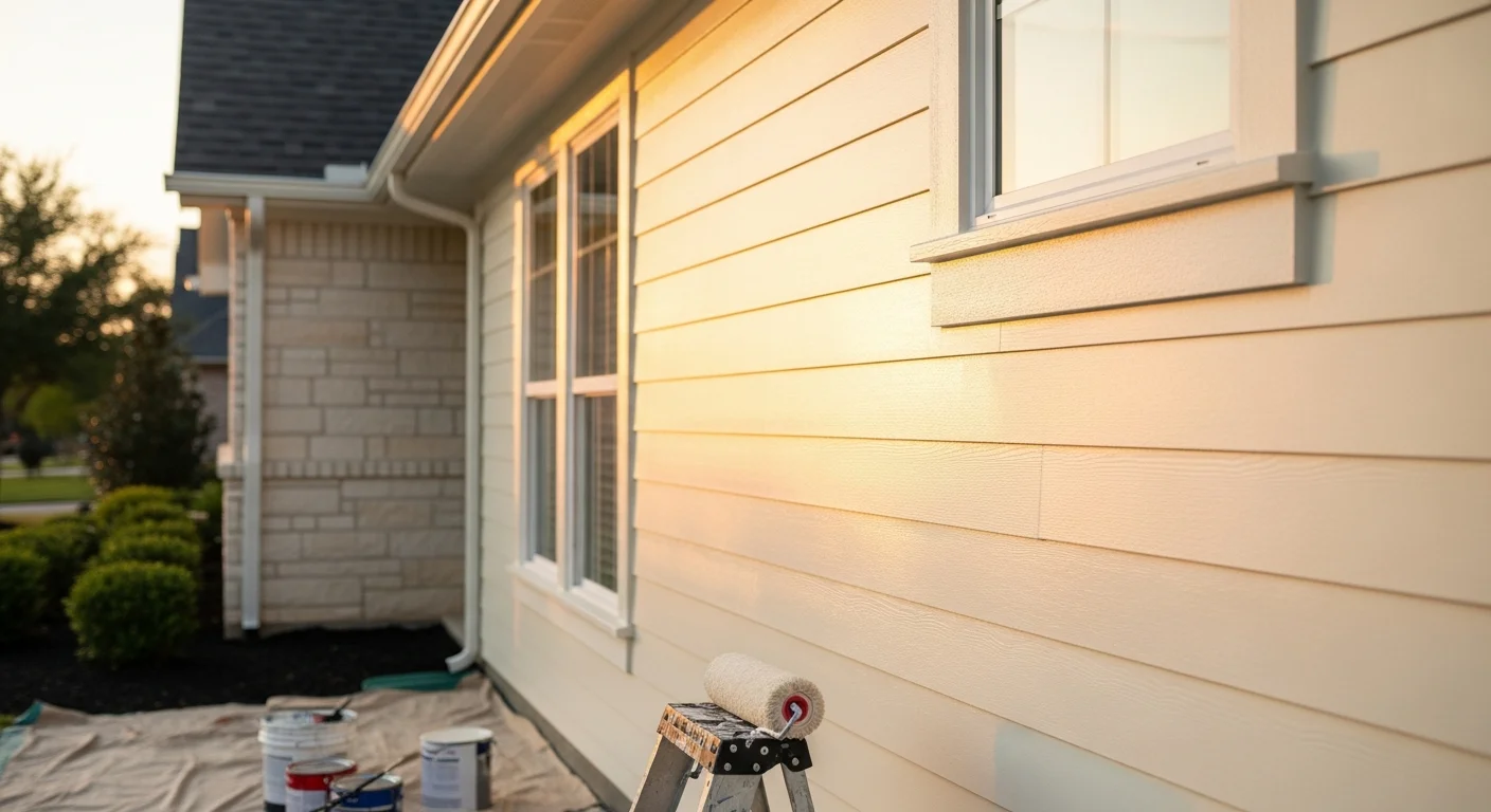 Professional interior painting in residential home