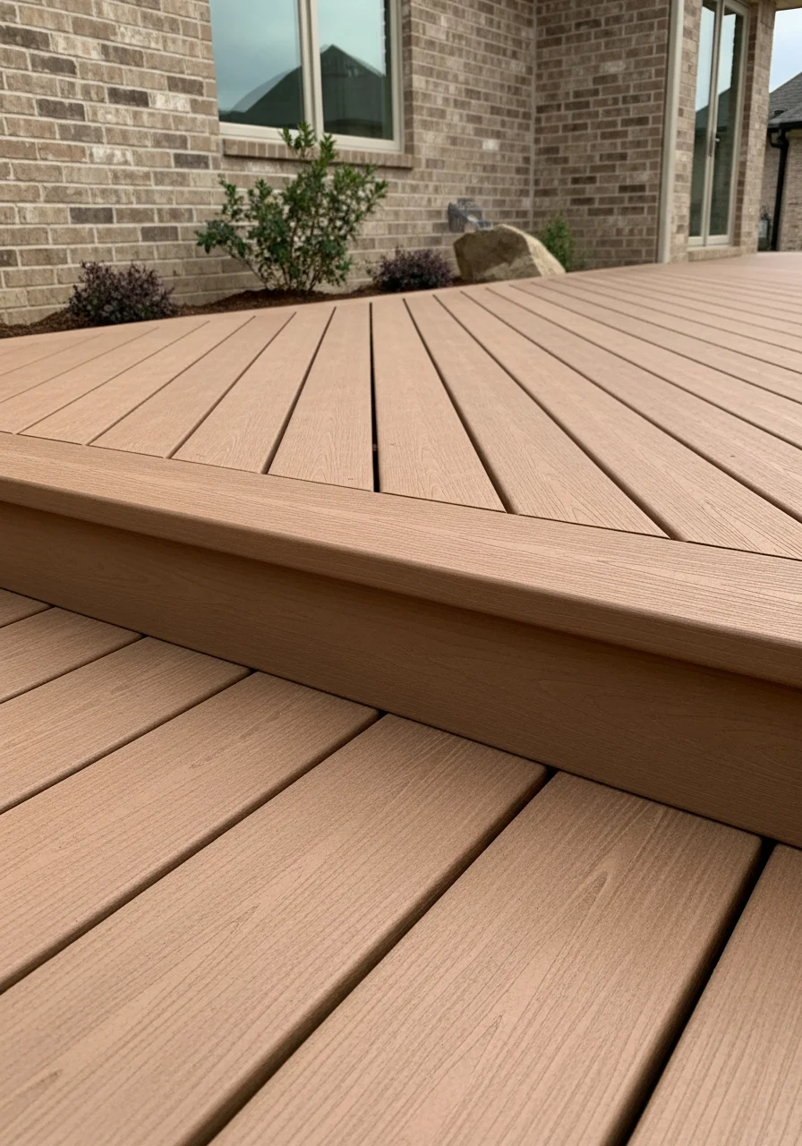 Detailed shot of professional workmanship on an Arlington home's exterior or feature.