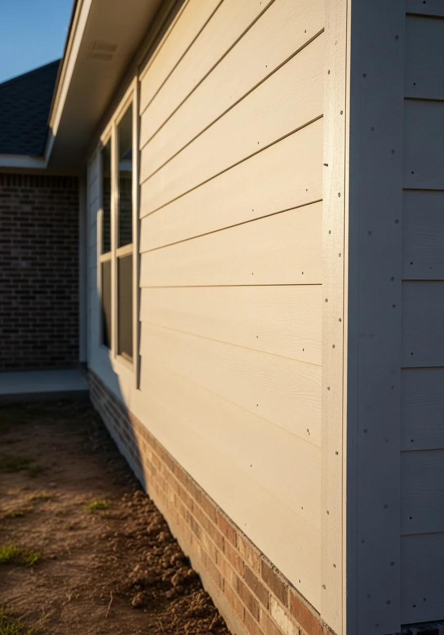 Close-up of skilled workmanship on a McKinney home's exterior or structural feature.